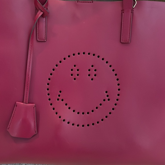 Anya Hindmarch Ebury Smiley Shopper Leather Tote Bag - Picture 3 of 13